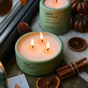 AIKUN Long Lasting Bergamot Aromatherapy <b>Candle</b> with <b>Pomegranate</b> & Grapefruit, Natural Wax <b>Candle</b> for Bulk B2B Orders - Product Image 4