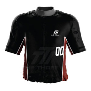 New Design Customized Logo Breathable High Quality Baseball Uniform Custom Made Best Selling From Pakistan - Product Image 3