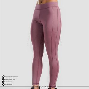 Leggings de yoga Mawra personnalisés à taille haute, extensibles dans 4 directions, écologiques et à séchage rapide pour la gym. Contrôle du ventre pour femmes - Product Image 3