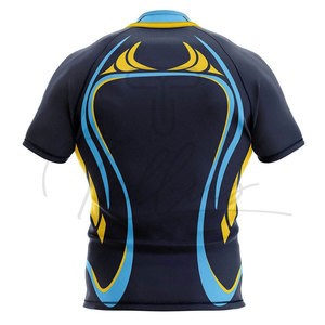 <b>Men</b> Rugby Jersey Lightweight Breathable Sports Apparel Rugby Jersey Sublimated Graphics High Performance Sportswear Rugby Jersey - Product Image 4
