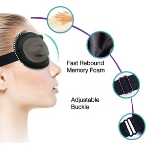 Masque pour les yeux occultant personnalisé avec couverture 3D en mousse à mémoire de forme nuit de repos parfaite pour la santé des yeux accessoires de sommeil - Product Image 5