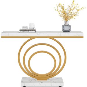 Consolle Dorata per Ingresso, Elegante Arredo Casa, Tavoli Consolle - Product Image 3