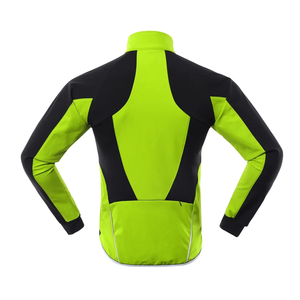 New Custom Logo Softshell Thermal Reflective Waterproof Windproof Full Sleeve Winter Cycling <b>Jacket</b> <b>Men</b> <b>Bike</b> - Product Image 5