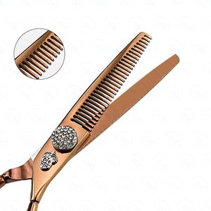 Ciseaux de coiffure professionnels légers en acier inoxydable tendance 2026, outil de coupe à bord rasoir pour salon de coiffure - Product Image 6