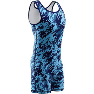 Diseña Tu Propio Singlet de Lucha Libre Sublimado en Colores Brillantes, Traje de Levantamiento de Pesas, Singlet de Lucha Libre Ligero, Servicio OEM - Product Image 2