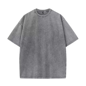 T-shirt Homme 100% Coton Coupe Classique Grammage Lourd Personnalisable avec Logo Sérigraphié Motif Uni Séchage Rapide Respirant Manches Courtes Vente en Gros - Product Image 1