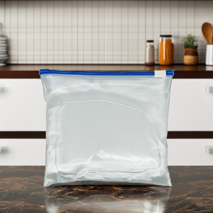 Easy-to-use <b>zip</b>-<b>lock</b> <b>bags</b>, eco-friendly, reusable, microwave-safe, 45-70mm thick, custom logo printing, airtight, and odor-proof - Product Image 3