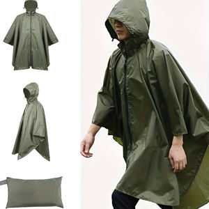 เสื้อกันฝนแบบมีฮู้ด เสื้อกันฝนกันน้ำ เสื้อคลุมกันฝน เสื้อกันฝนสีสั่งทำ เสื้อกันฝนสีเหลือง เสื้อกันฝนแบบมีฮู้ดพร้อมกระเป๋า - Product Image 6