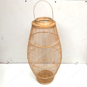 Vietrustic Trend-driven Design Natural Floor <b>Lantern</b> Candles and Glass Holders <b>Bamboo</b> Rattan <b>Lantern</b> Braided Hanging <b>Lanterns</b> - Product Image 5
