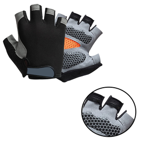 Guantes de Ciclismo Impermeables y Transpirables de Medio Dedo con Impresión por Sublimación, Almohadilla de Gel Protectora para Gimnasio y Bicicleta - Product Image 2