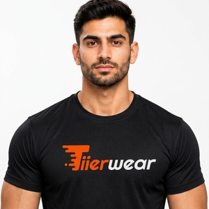 Nuevo diseño personalizado para hombres, ropa deportiva para gimnasio, Camiseta ajustada de algodón para entrenamiento, ajuste con motivo muscular, camiseta de gimnasio personalizable para hombres - Product Image 5