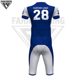 Camiseta y Pantalones Cortos de Fútbol Americano de Manga Corta en Verde y Amarillo, para Entrenamiento y Partidos, Tallas Grandes, Poliéster - Product Image 3