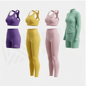 ชุดโยคะ 2 ชิ้น รุ่น North Approach สีพื้น ระบายอากาศได้ดี ชุดกีฬาสำหรับผู้หญิง - Product Image 3
