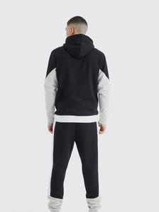 New Zip up Solid <b>Tracksuit</b> Casual Sweat suit Cotton Polyester Acid Wash Hooded <b>Tracksuit</b> Custom Logo Sun Faded Autumn <b>Tracksuit</b> - Product Image 2