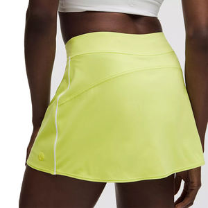 Servicio OEM: Minifalda deportiva de tenis para mujer, cintura natural, transpirable, con bolsillo frontal para pelota, logotipo, ecológica, diseño animal. - Product Image 3