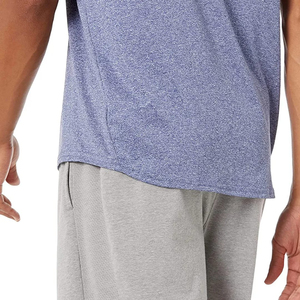 Camiseta sin mangas de punto azul para hombre, cuello redondo, transpirable, informal - Product Image 5