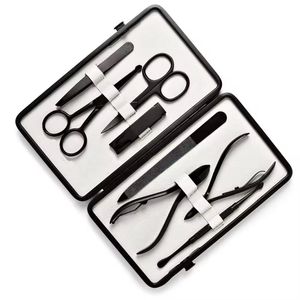 Modern Grooming <b>Kit</b> 8pcs <b>Nail</b> Care Set Durable Stainless Steel Manicure Tools Compact Case And Custom Logo - Product Image 3