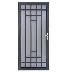 Puerta de seguridad de acero de lujo (EF) ALL, 36 x 80, puerta de seguridad contra tormentas de hierro, DISPONIBLE - Product Image 5