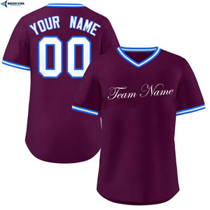Camiseta de Béisbol para Hombre, Logotipo Personalizado Impreso por Sublimación, Uniforme Deportivo - Product Image 6
