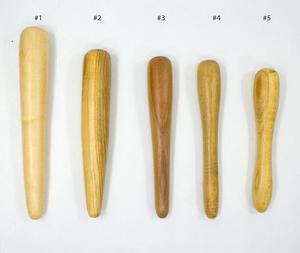 Rodillo de Madera Marrón Tailandés Tradicional para Relajación de Pies y Piernas, Palo de Masaje Fascial, Herramienta Manual con Control Remoto Inalámbrico para Masaje de Pies - Product Image 5