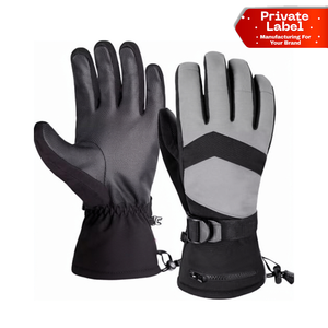 Children Safety Ski <b>Gloves</b> Waterproof Thermal Easy Put On Snow <b>Gloves</b> Men Tactical Style Ski <b>Gloves</b> Windproof Heavy Duty Winter - Product Image 1