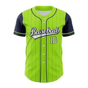 Últimos Diseños Personalizados de Camisetas de Béisbol Transpirables de Manga Corta con MOQ Bajo, 100% Poliéster, Ropa Deportiva al por Mayor para Adultos - Product Image 1
