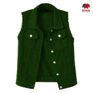 Chaleco Vaquero Personalizado Ryan Pro Gear para Hombre, Tela Cómoda y Transpirable con Logotipo Personalizado, Diseño ODM - Product Image 3