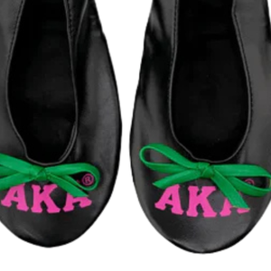 Black Green and Pink Foldable Ballet Flats with Storage Case Portable <b>Slip</b> On Travel Shoes Lightweight <b>Women</b> Footwear - Product Image 6