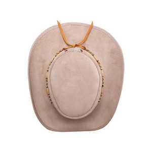 Cowboy <b>Hat</b> Genuine Leather <b>Western</b> Cowboy Style Outdoor Riding Sun Protection Durable Adjustable Vintage Handmade Festival Wear - Product Image 4