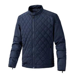 OEM <b>Mens</b> Hooded Spring Puffer Jacket Loose Fit Thick Fabric Breathable Spandex Lining <b>Long</b> Zipper Water Resistant <b>Coat</b> - Product Image 4