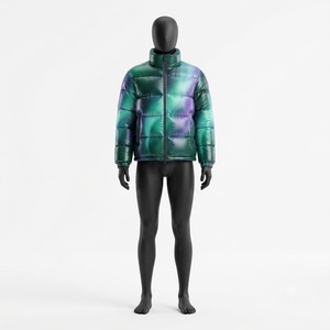 Vestes matelassées personnalisées avec impression de logo pour homme, mode hiver, nouveau design, manteaux d'hiver en duvet pour homme - Product Image 1