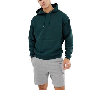 Sweat-shirts et sweats à capuche pour hommes en coton lourd de qualité supérieure, motif couronne noir, impression en relief surdimensionnée - Product Image 2