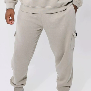 Ensemble de survêtement d'hiver unisexe de haute qualité, nouvelle collection, décontracté, respirant, imperméable, deux pièces, tricoté, couleur unie, personnalisable - Product Image 6