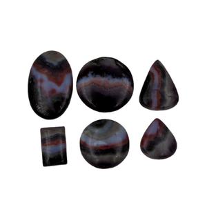 Cabujones de Ágata de Encaje de Amatista Pulida Natural, Gemas Sueltas para Fabricación de Joyas, Anillos y Colgantes al por Mayor - Product Image 6