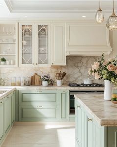 Prix d'usine – Dernière collection : Unité de cuisine moderne bicolore en bois de bouleau avec panneau en contreplaqué, installation et nettoyage faciles - Product Image 2