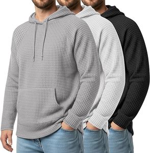เสื้อฮู้ดดี้ผู้ชายคุณภาพสูงสำหรับฤดูหนาว แบบ unisex ผ้าฝ้ายฟลีซ 100% ระบายอากาศได้ดี กันลม เป็นมิตรกับสิ่งแวดล้อม ทรงหลวม - Product Image 2