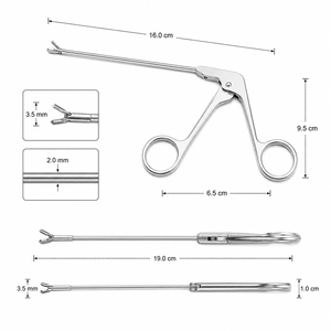 Pinza Quirúrgica de Acero Inoxidable DETAIN IMPEX, Instrumento de Artroscopia Manual, Certificado CE ISO13485, Herramienta de Cirugía General DI-SS-R-38 - Product Image 6