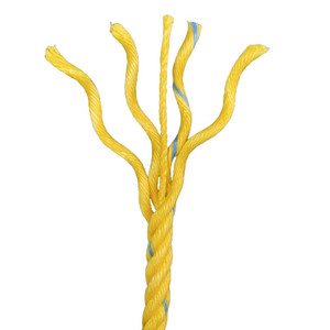 Corde tressée en PP en gros, corde torsadée en PP résistante aux UV, corde en polypropylène à 4 brins de 20 mm, corde en PP Danline fabriquée au Vietnam - Product Image 1