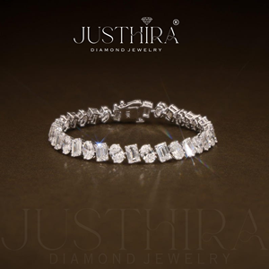 High Quality Diamond <b>Bracelet</b> with Gold Finish for Daily Wear and Special Occasions for Fashion Available At Best Price - Product Image 4