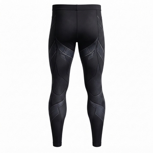 <b>Gym</b> Running And Fitness High Quality <b>Men's</b> <b>Leggings</b> Feature Moisture Wicking Breathable Fabric With A Comfortable Fit - Product Image 2