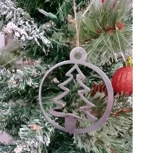 Colgantes navideños de metal, hermosos adornos festivos ideales para decorar árboles de Navidad y guirnaldas de chimenea - Product Image 3