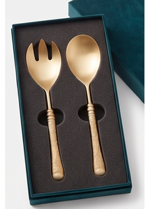 Elegante Juego de Cubiertos Dorados con Acabado Mate, Ideal para Bodas, Apto para Lavavajillas - Product Image 6