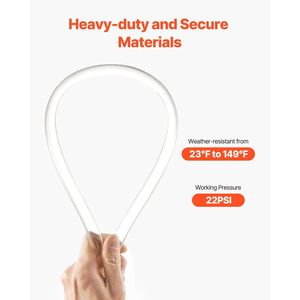 Tubo in PVC Trasparente 3/8'' ID X 1/2'' OD 50FT, Alta Resistenza, Spessore Parete 1/16, Flessibile e Tagliabile - Product Image 5