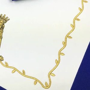 ผ้ากันเปื้อนพิธีกรรมสก็อตติชริต ระดับ 14 สีน้ำเงินและสีขาว ปักด้วยเครื่องจักร คุณภาพพรีเมียม ราคาถูก ผ้ากันเปื้อนสำหรับพิธีกรรมเมสัน - Product Image 6