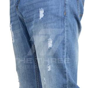 Pantalones Vaqueros Versátiles para Uso Diario, Elegantes, Duraderos, Cómodos, de Diseño Casual, Corte Recto, Cintura Media, Ligeros, 100% Algodón Tejido - Product Image 5