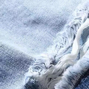 Shorts en jean décontractés d'été pour hommes, taille haute, 100 % coton, écologiques, personnalisables, haute qualité, collection 2025 - Product Image 2