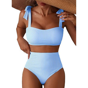 Solid Trader Hermoso Traje de Baño de Verano para Mujer, Talla Regular, Secado Rápido, Tejido Transpirable y Suave, Ropa de Playa - Product Image 1