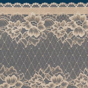 Bande de dentelle florale extensible brevetée 23 cm en nylon et élasthanne tricotée chaîne pour bretelles de soutien-gorge et lingerie, structure élastique légère - Product Image 5