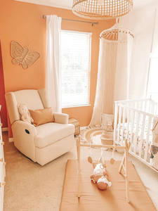 Le plus beau design - papillons tissés en rotin naturel, décoration murale pour les chambres d'enfants. - Product Image 5