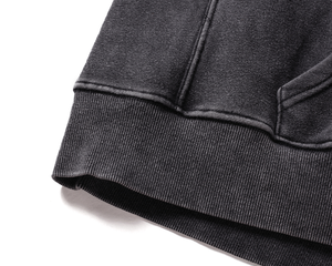 High Quality Custom Streetwear Made Men Plain Stock <b>Dropshipping</b> Washed Hoodie - Product Image 5